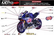 Aufkleber Satz kompatibel mit Yamaha R6 2017 - 2022 - MXPKAD11393