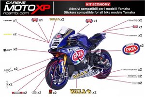 Kit de pegatinas compatible con Yamaha R6 2006 - 2007 - MXPKAD10820