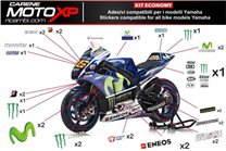 Kit de pegatinas compatible con Yamaha R6 2006 - 2007 - MXPKAD10854