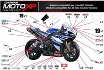Kit de pegatinas compatible con Yamaha R3 2015 - 2018 - MXPKAD2118