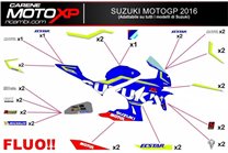 Sticker set compatible with Suzuki Gsxr 1000 2007 - 2008 - MXPKAD10409