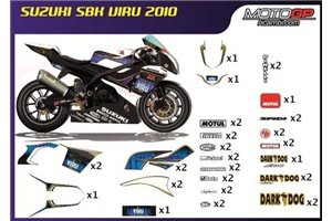 Sticker set compatible with Suzuki Gsxr 1000 2017 - 2022 - MXPKAD10462