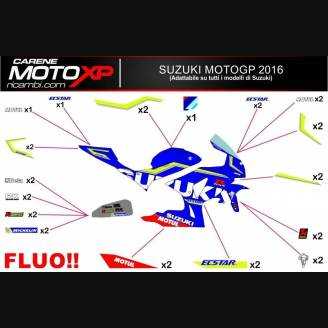 Kit adesivi compatibile con Suzuki Gsxr 600/750 2004 - 2005 - MXPKAD12109