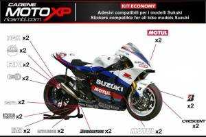 Kit de pegatinas compatible con Suzuki Gsxr 600/750 2004 - 2005 - MXPKAD10081