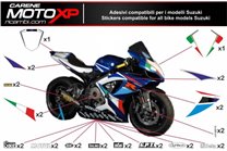 Sticker set compatible with Suzuki Gsxr 600/750 2001 - 2003 - MXPKAD6050