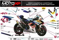 Sticker set compatible with Suzuki Gsxr 600/750 2004 - 2005 - MXPKAD10102