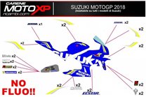 Kit adesivi compatibile con Suzuki Gsxr 600/750 2006 - 2007 - MXPKAD10159