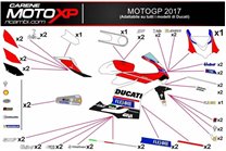 Kit Autocollants compatible avec Ducati 959 1299 Panigale - MXPKAD13183