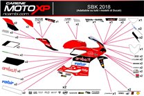Aufkleber Satz kompatibel mit Ducati 899 1199 Panigale - MXPKAD11911