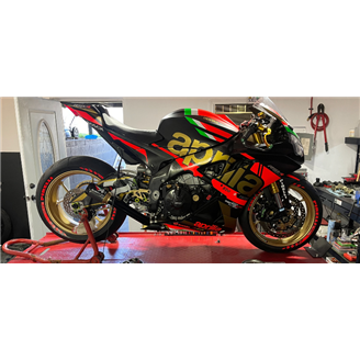 Lackierte Straße Verkleidung auf ABS kompatibel mit Aprilia RSV4 2015 - 2020 - MXPCAV16379