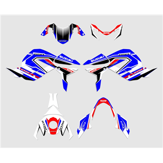 Sticker set compatible with per SUZUKI GSR 750 2011 - 2016 - MXPKAD15330
