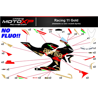 Kit de pegatinas compatible con Aprilia RSV4 2021 - 2023 - MXPKAD16491