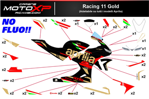 Kit de pegatinas compatible con Aprilia RSV4 2021 - 2023 - MXPKAD16491