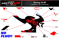 Kit Autocollants compatible avec Aprilia RSV4 2021 - 2023 - MXPKAD16496