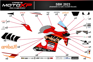 Sticker set compatible with Ducati 959 1299 Panigale - MXPKAD16514