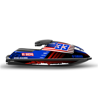 Aufkleber Satz kompatibel mit per Yamaha SuperJet 2008 - 2020 - MXPKAD14817