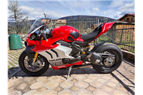 Painted street fairings in abs compatible with Ducati Panigale V4 V4S for Akrapovic exhaust 2020 -2021 - MXPCAV16590 2