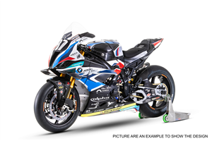Lackierte Rennverkleidung Bmw S1000 RR 2019 - 2022 + Schrauben, Schnellverschlüsse - MXPCRV16613