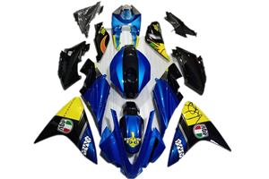 Carenados en abs pintados para la calle compatible para Yamaha YZF R125 2008 -2013 - MXPCAV16653