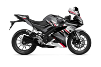 Lackierte Straße Verkleidung auf ABS kompatibel mit Yamaha YZF R125 2019 - 2020 - MXPCAV16664