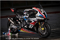 Carene Racing Verniciate Bmw S1000 RR 2019 - 2022 + viti , ganci rapidi - MXPCRV15048