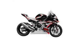 Lackierte Rennverkleidung Bmw S1000 RR 2023 + Schrauben, Schnellverschlüsse - MXPCRV16720