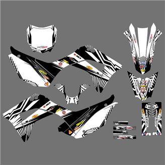 Kit adesivi compatibile con per HONDA CRF 110F 2019 - 2021 - MXPKAD16769