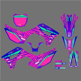 Kit adesivi compatibile con per HONDA CRF 110F 2019 - 2021 - MXPKAD16761