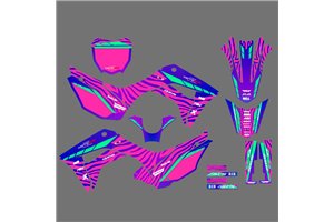 Aufkleber Satz kompatibel mit per HONDA CRF 110F 2019 - 2021 - MXPKAD16761