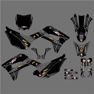 Kit adesivi compatibile con per HONDA CRF 110F 2019 - 2021 - MXPKAD16760