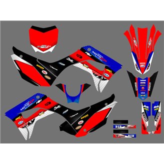 Aufkleber Satz kompatibel mit per HONDA CRF 110F 2019 - 2021 - MXPKAD16758
