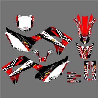 Kit de pegatinas compatible con per HONDA CRF 110F 2019 - 2021 - MXPKAD16771