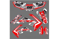 Aufkleber Satz kompatibel mit per HONDA CRF 125 F 2013 - 2018 - MXPKAD16773