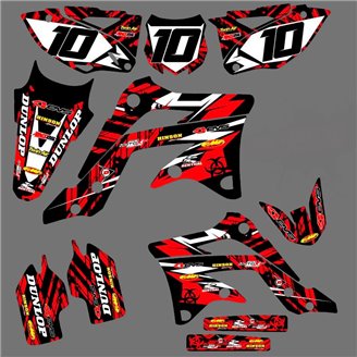 Aufkleber Satz kompatibel mit per HONDA CRF 125 F 2013 - 2018 - MXPKAD16774
