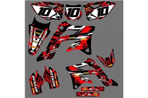 Aufkleber Satz kompatibel mit per HONDA CRF 125 F 2013 - 2018 - MXPKAD16774