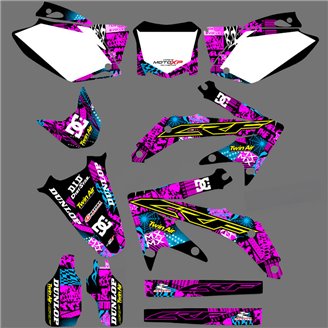 Aufkleber Satz kompatibel mit per HONDA CRF 125 F 2013 - 2018 - MXPKAD16775