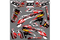 Aufkleber Satz kompatibel mit per HONDA CRF 125 F 2013 - 2018 - MXPKAD16776