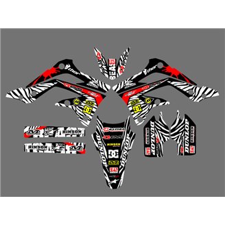 Kit adesivi compatibile con per HONDA CRF 125 F 2013 - 2018 - MXPKAD16777