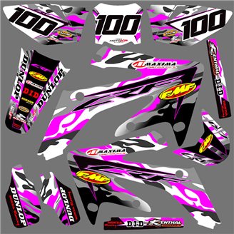 Sticker set compatible with per HONDA CRF 125 F 2013 - 2018 - MXPKAD16780