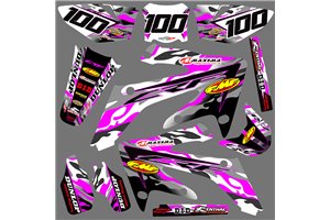 Aufkleber Satz kompatibel mit per HONDA CRF 125 F 2013 - 2018 - MXPKAD16780