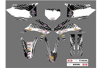 Sticker set compatible with per HONDA CRF 230F BIKER 2019 - MXPKAD16799