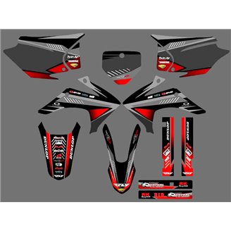 Kit de pegatinas compatible con per HONDA CRF 230F BIKER 2019 - MXPKAD16793