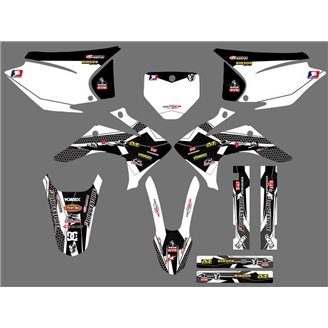 Sticker set compatible with per HONDA CRF 230 2015 - 2020 - MXPKAD16784