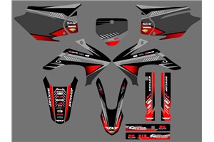 Kit Autocollants compatible avec per HONDA CRF 230 2015 - 2020 - MXPKAD16788