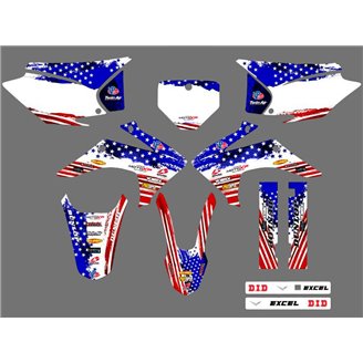 Kit adesivi compatibile con per HONDA CRF 230 2015 - 2020 - MXPKAD16789