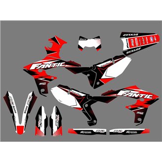 Sticker set compatible with per FANTIC 250F 250 XEF 2021 - 2022 - MXPKAD16803