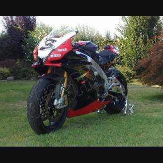 Lackierte Straße Verkleidung auf ABS kompatibel mit Aprilia RSV4 2009 - 2014 - MXPCAV2716