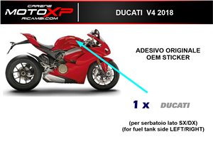 Adesivi Originali come da foto V4S - DUCATI PANIGALE V4S