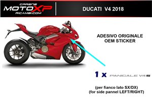Pegatinas originales como fotos V4S - DUCATI PANIGALE V4S
