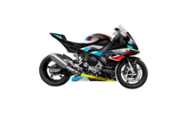 Lackierte Rennverkleidung Bmw S1000 RR 2023 + Schrauben, Schnellverschlüsse - MXPCRV16841